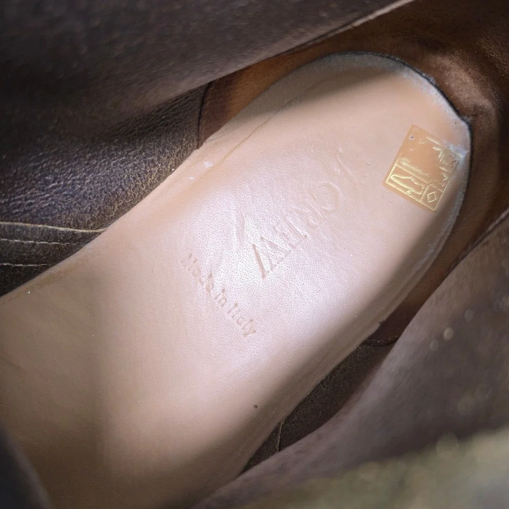 J.Crew MacAlister Chukka Desert Boots‎ Distressed Suede Made in Italy Mens 13
